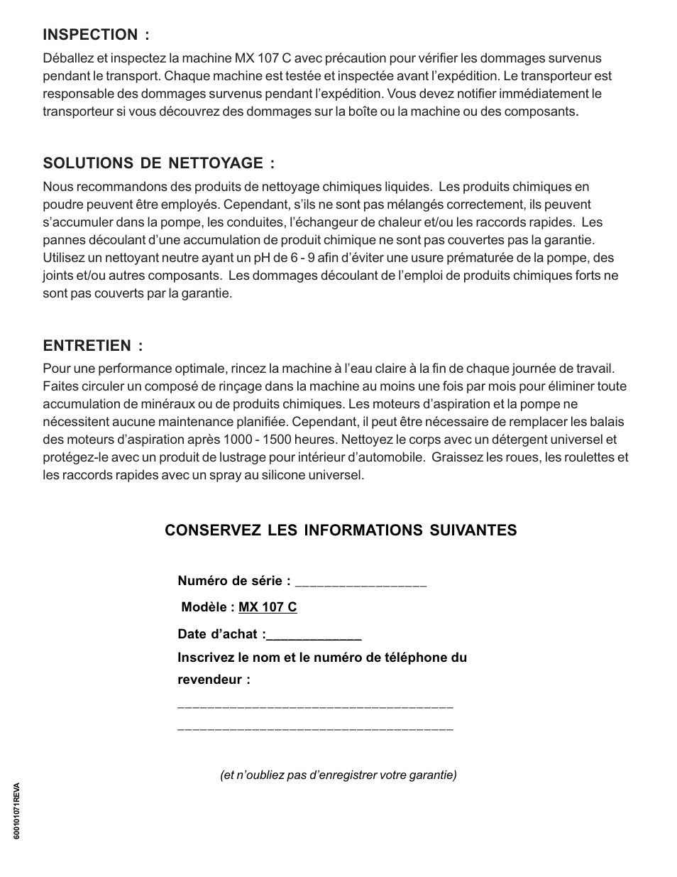 Nilfisk-ALTO MX 107 C User Manual | Page 11 / 64