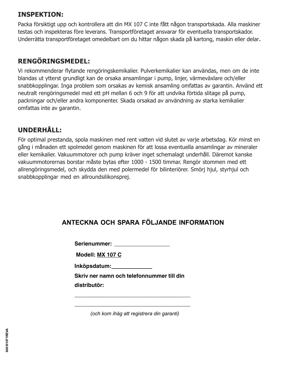 Nilfisk-ALTO MX 107 C User Manual | Page 43 / 64