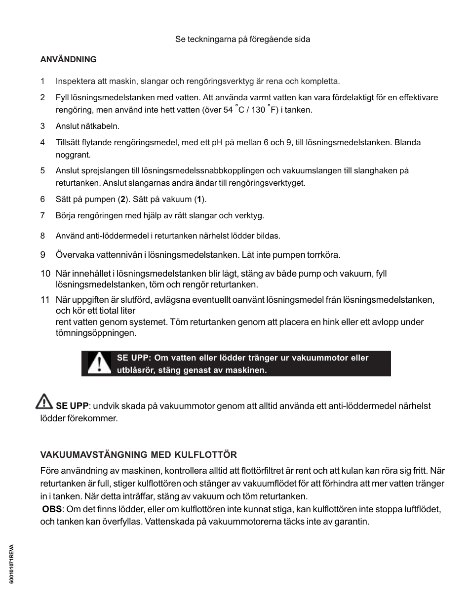 Nilfisk-ALTO MX 107 C User Manual | Page 45 / 64