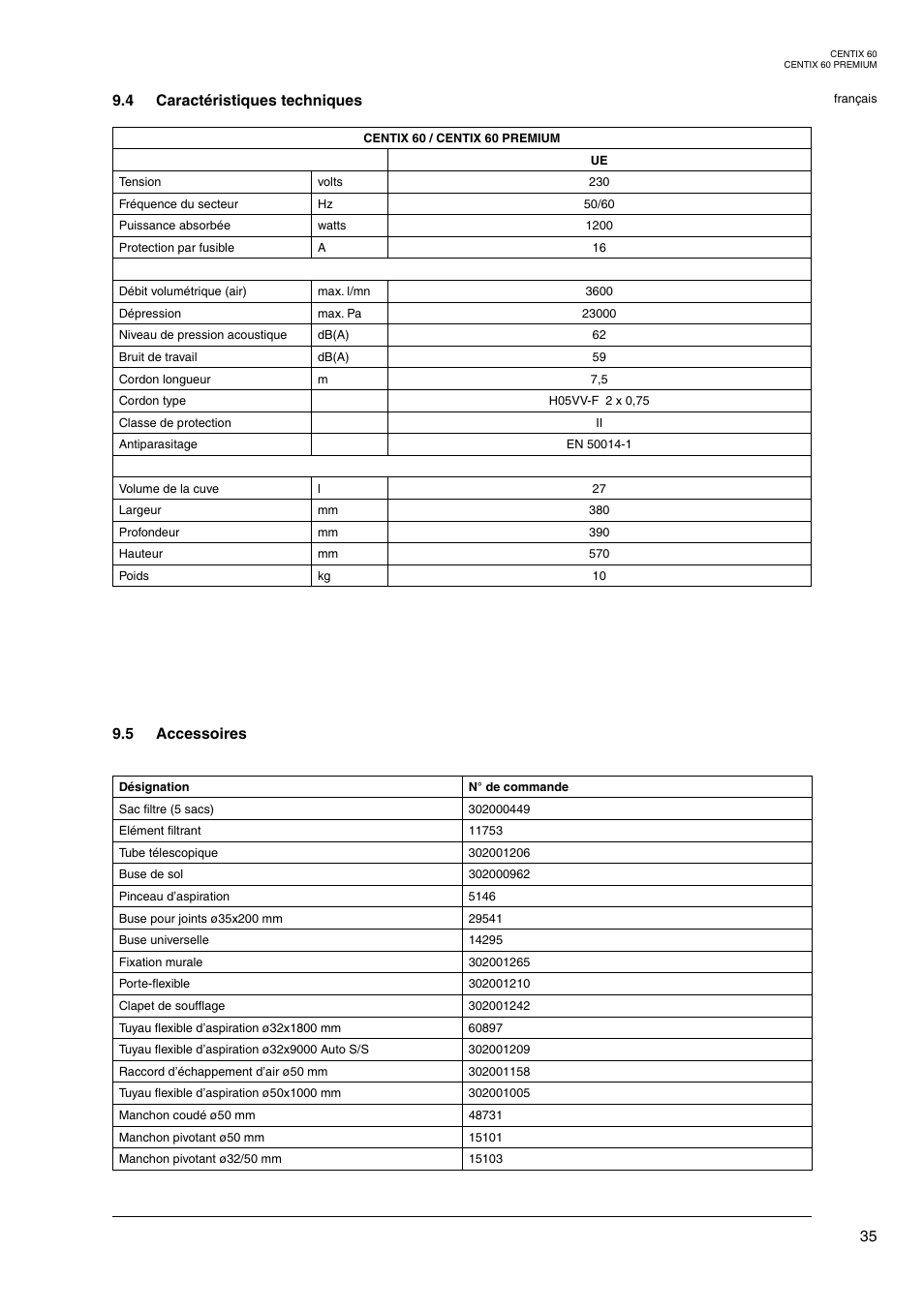 Nilfisk-ALTO Centix 40 User Manual | Page 53 / 107