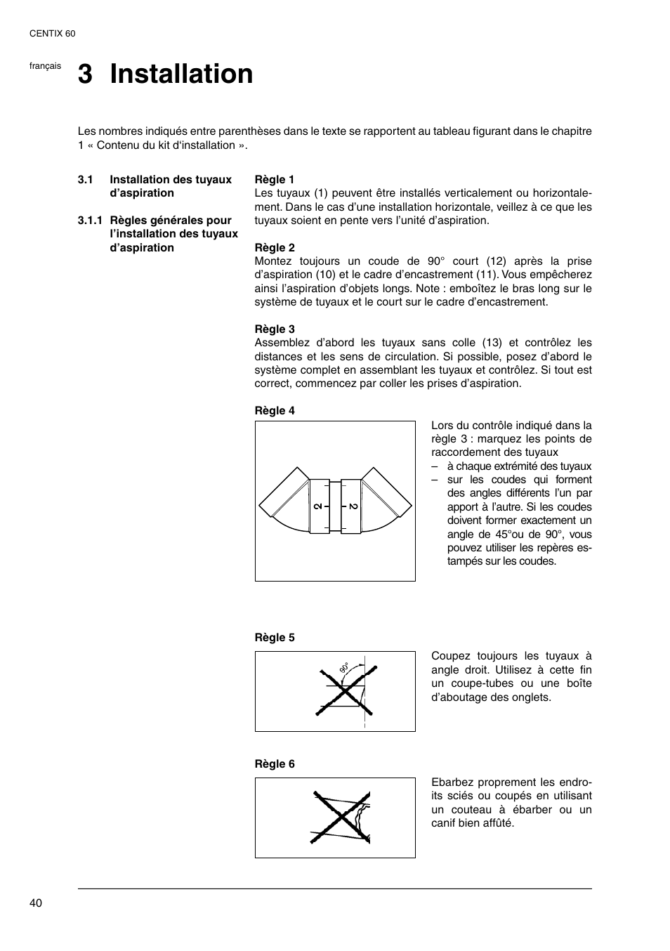 3 installation | Nilfisk-ALTO Centix 40 User Manual | Page 95 / 107