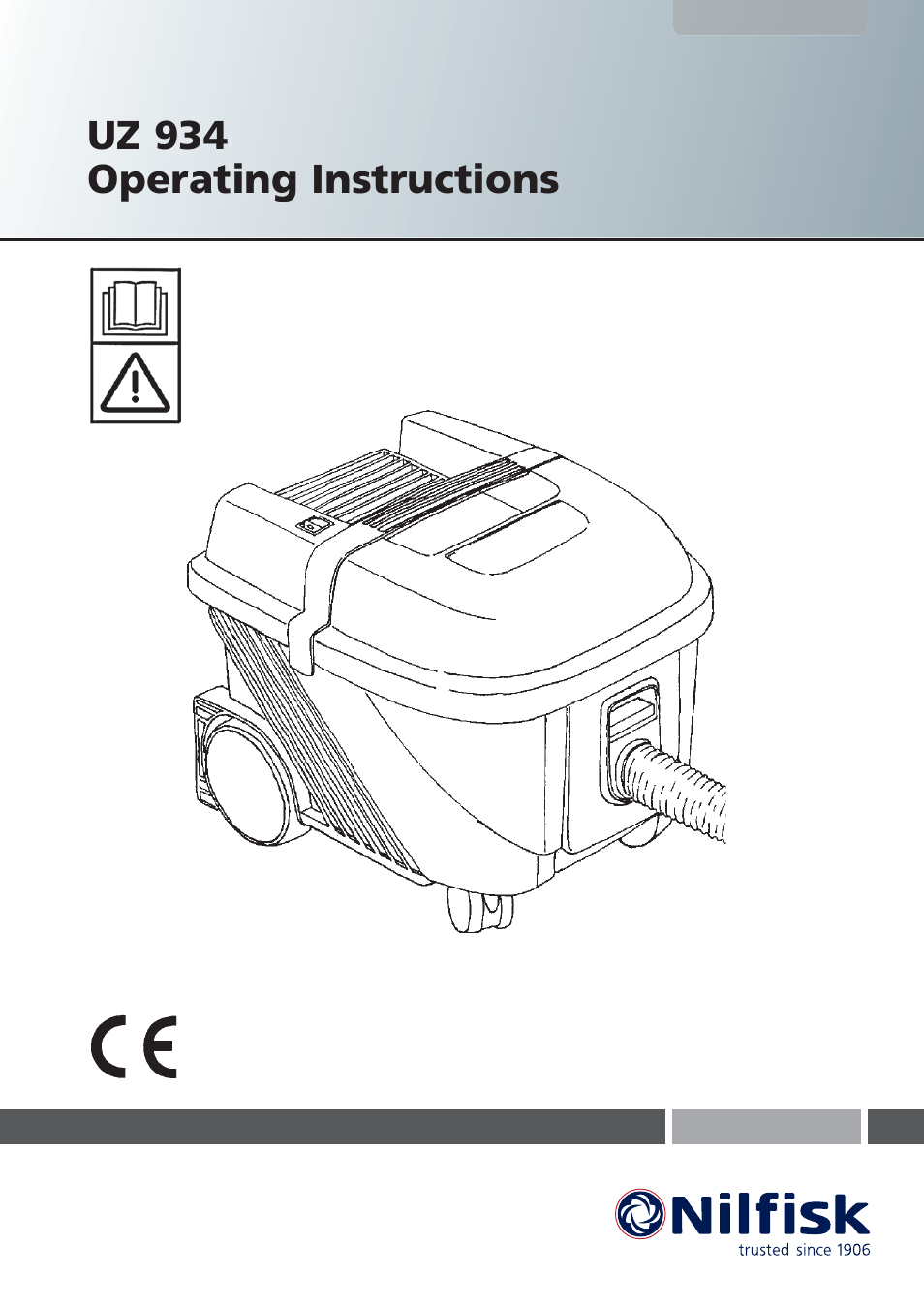 Nilfisk-ALTO UZ 934 User Manual | 12 pages