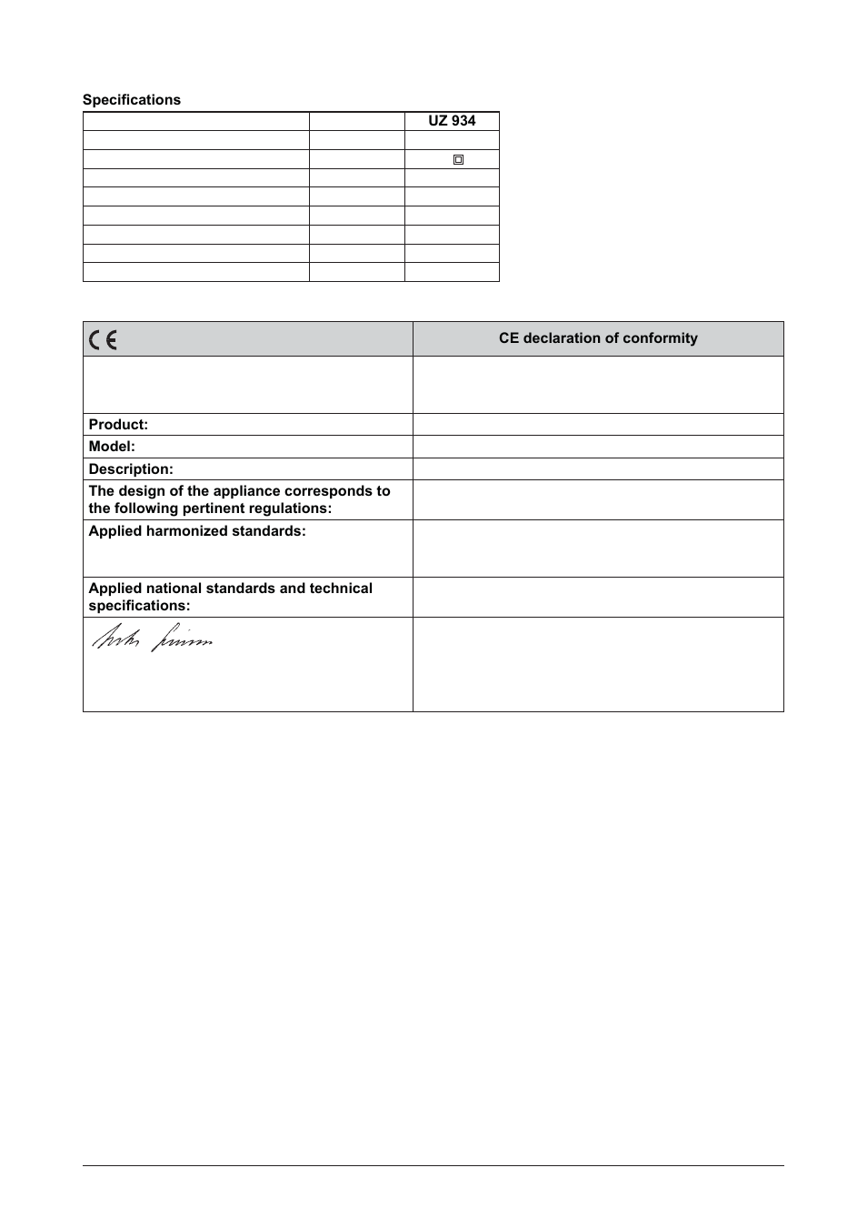 Nilfisk-ALTO UZ 934 User Manual | Page 8 / 12