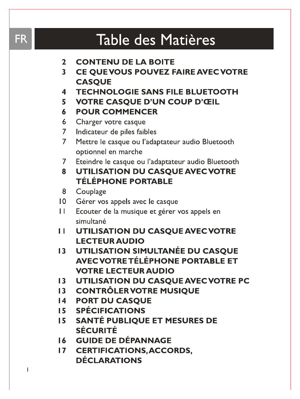 Philips Bluetooth-Stereo-Headset User Manual | Page 37 / 107