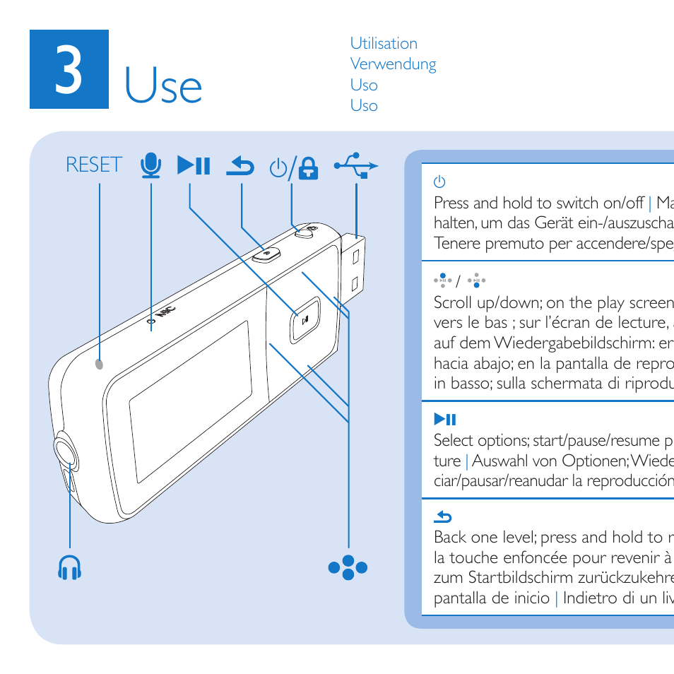 Philips GoGEAR MP3-Player User Manual | Page 4 / 10