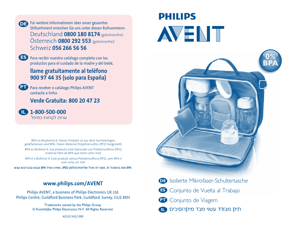 Philips AVENT Elektronische Einzelmilchpumpe User Manual | 6 pages