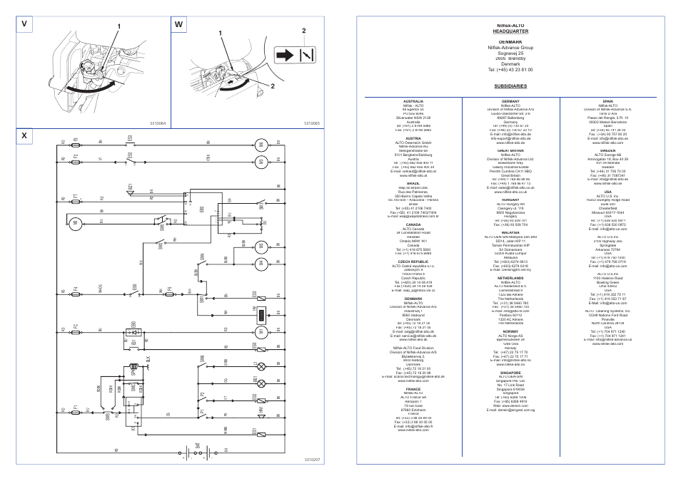 Ba t, Es2 hn1 p1, F1 k1 | Sw s, Be 1 sw 6 es3, Sw1 es1, Spk blk, Sw c, P2 f5, M3 es 2 | Nilfisk-ALTO Floortec R 360 P User Manual | Page 20 / 20