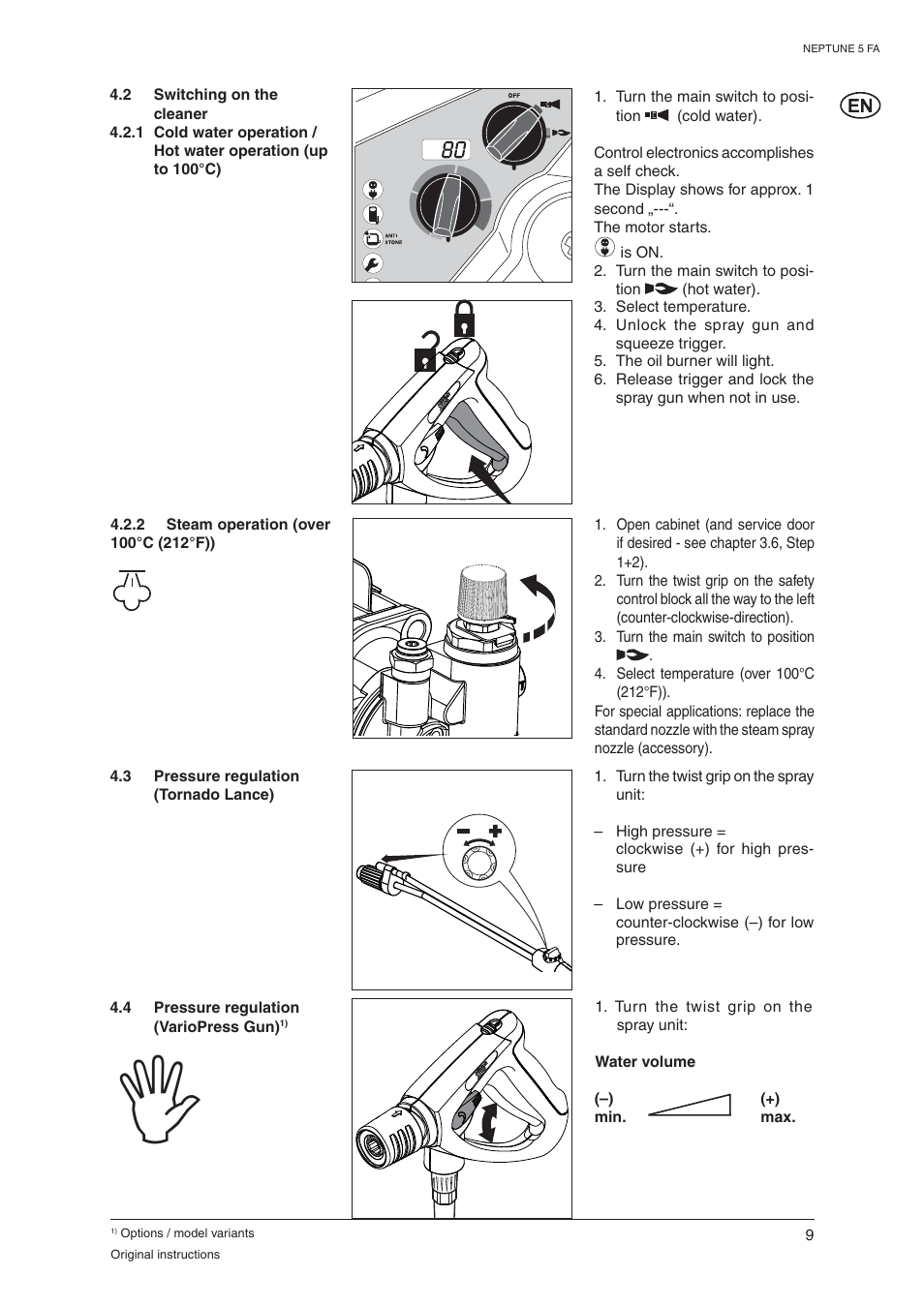 Nilfisk-ALTO NEPTUNE 5 FA 107400337 C User Manual | Page 11 / 24