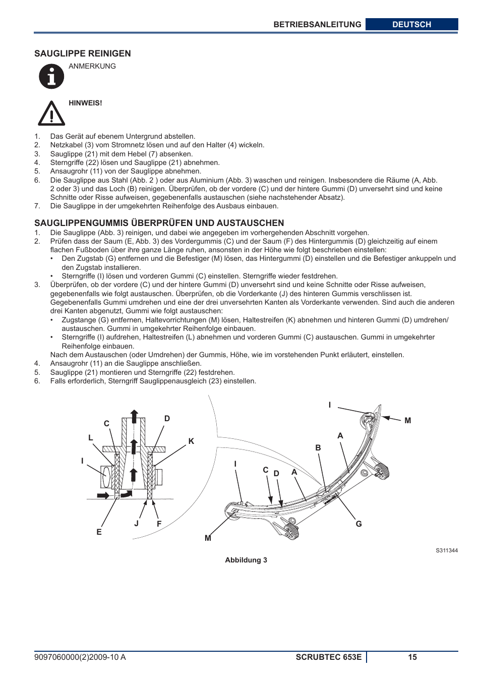 Nilfisk-ALTO SCRUBTEC 653E User Manual | Page 17 / 76