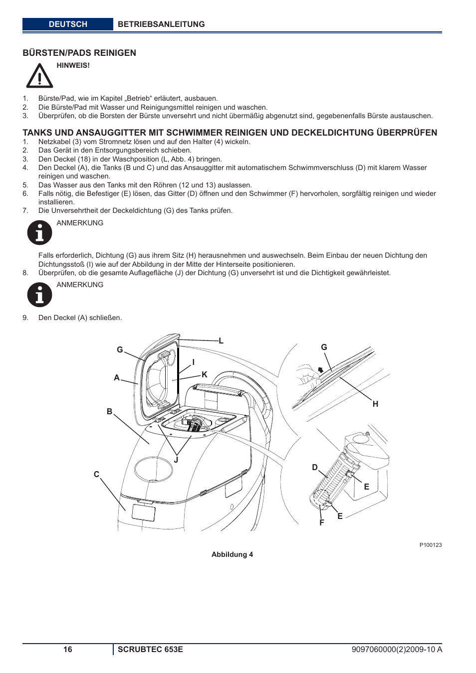 Nilfisk-ALTO SCRUBTEC 653E User Manual | Page 18 / 76