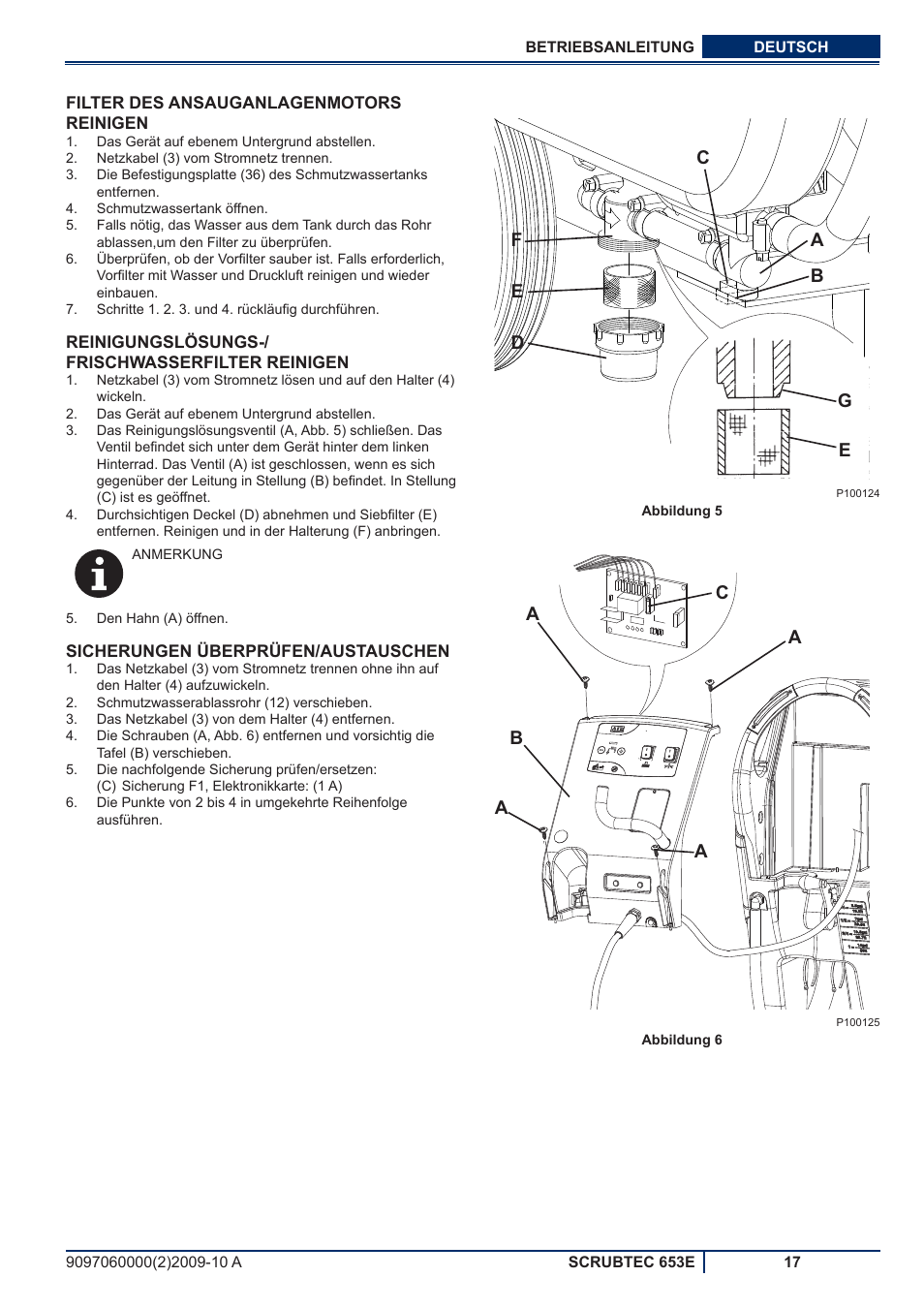 Nilfisk-ALTO SCRUBTEC 653E User Manual | Page 19 / 76
