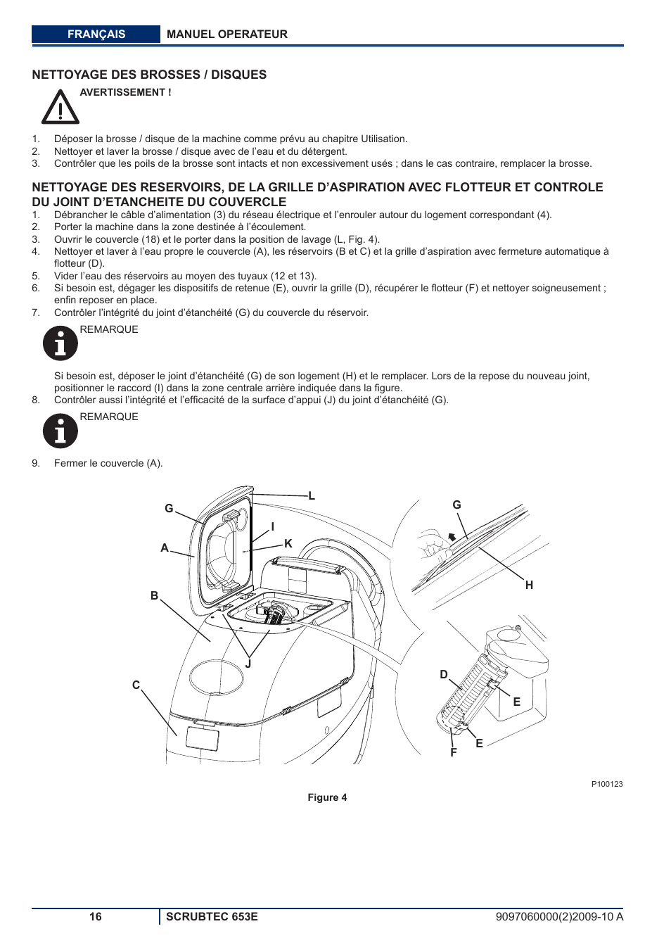 Nilfisk-ALTO SCRUBTEC 653E User Manual | Page 36 / 76