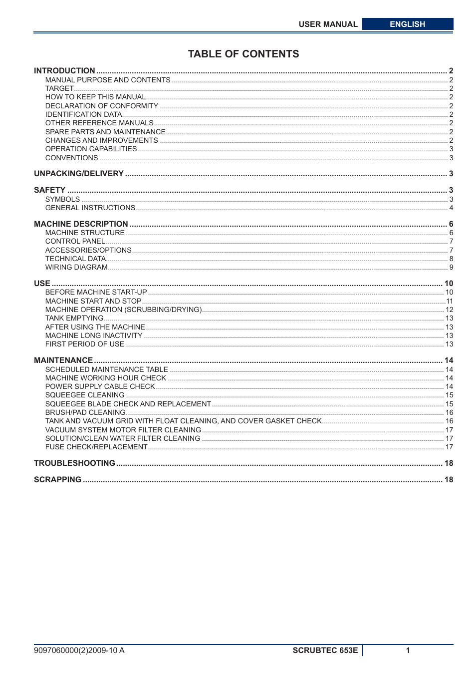 Nilfisk-ALTO SCRUBTEC 653E User Manual | Page 39 / 76