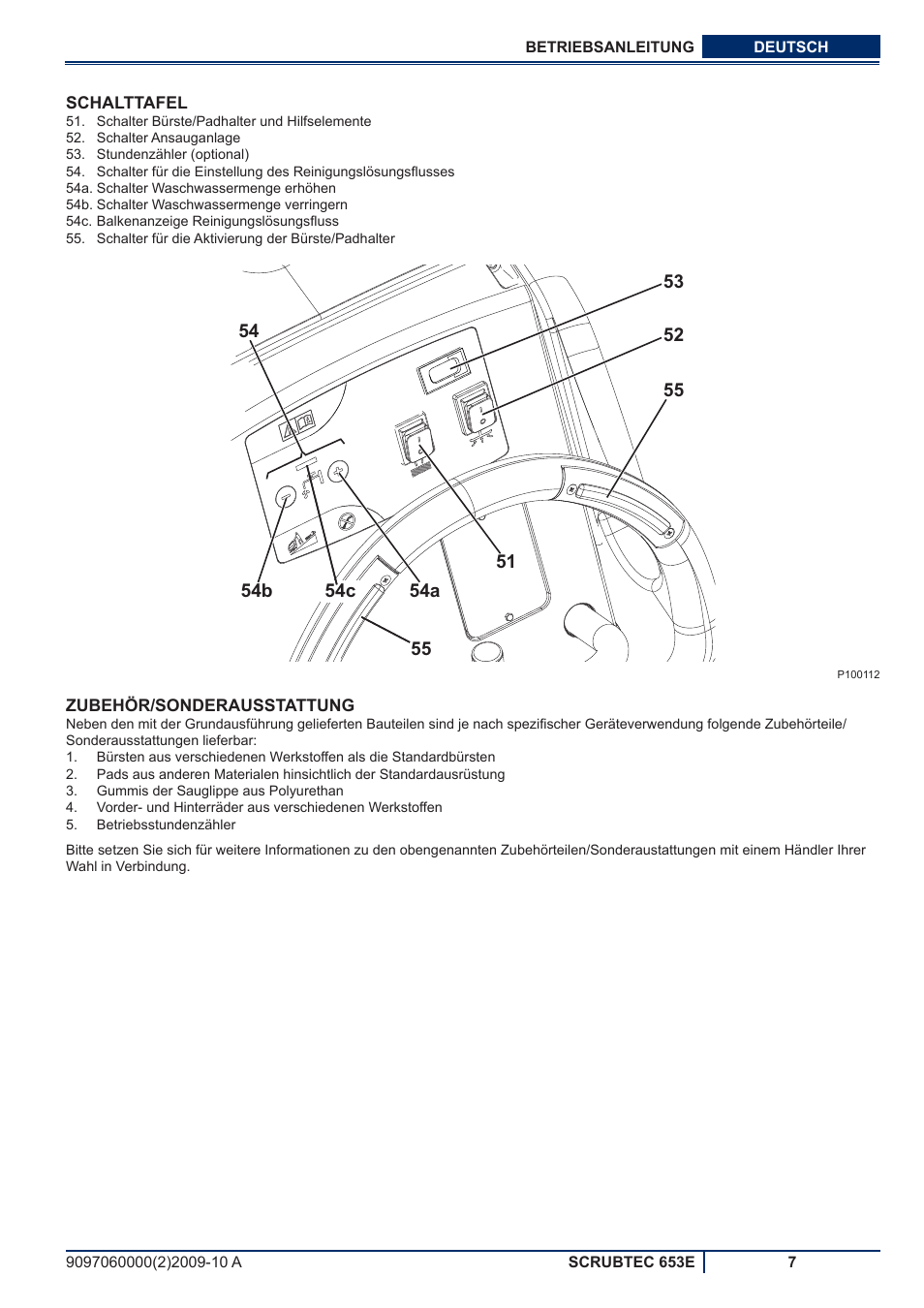Nilfisk-ALTO SCRUBTEC 653E User Manual | Page 9 / 76