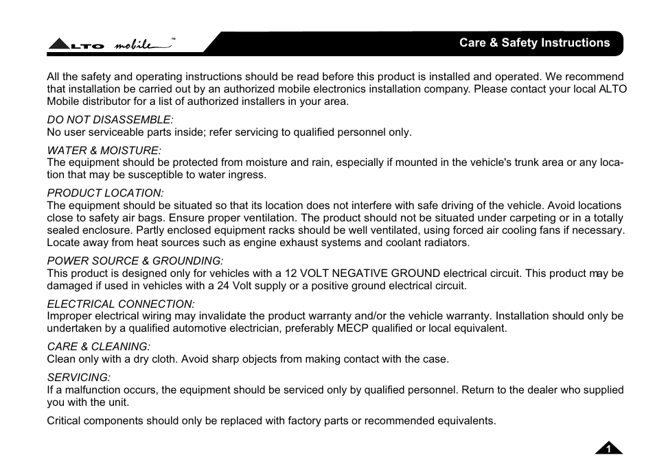 Nilfisk-ALTO ADP102 User Manual | Page 2 / 14