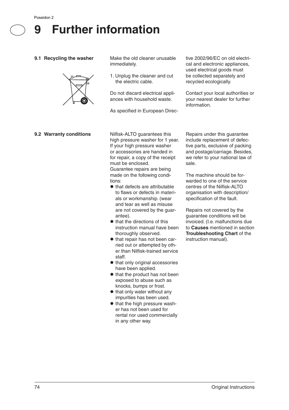 9 further information | Nilfisk-ALTO 2 User Manual | Page 15 / 18