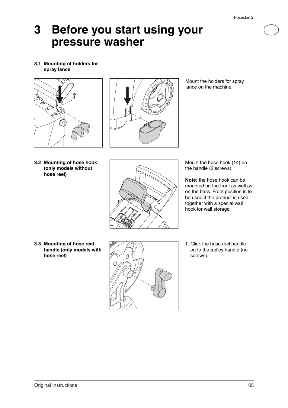 3 before you start using your pressure washer | Nilfisk-ALTO 2 User Manual | Page 6 / 18
