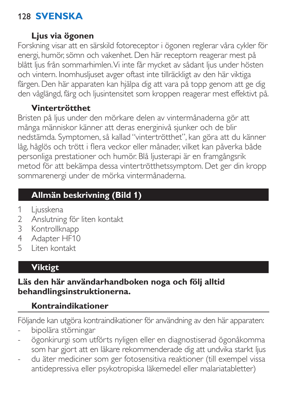 Philips EnergyUp EnergyLight User Manual | Page 128 / 144