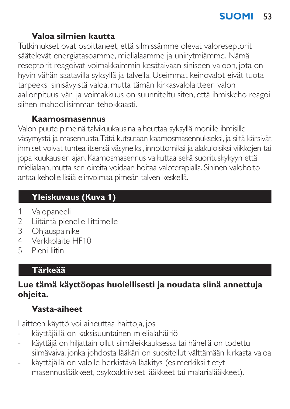 Philips EnergyUp EnergyLight User Manual | Page 53 / 144