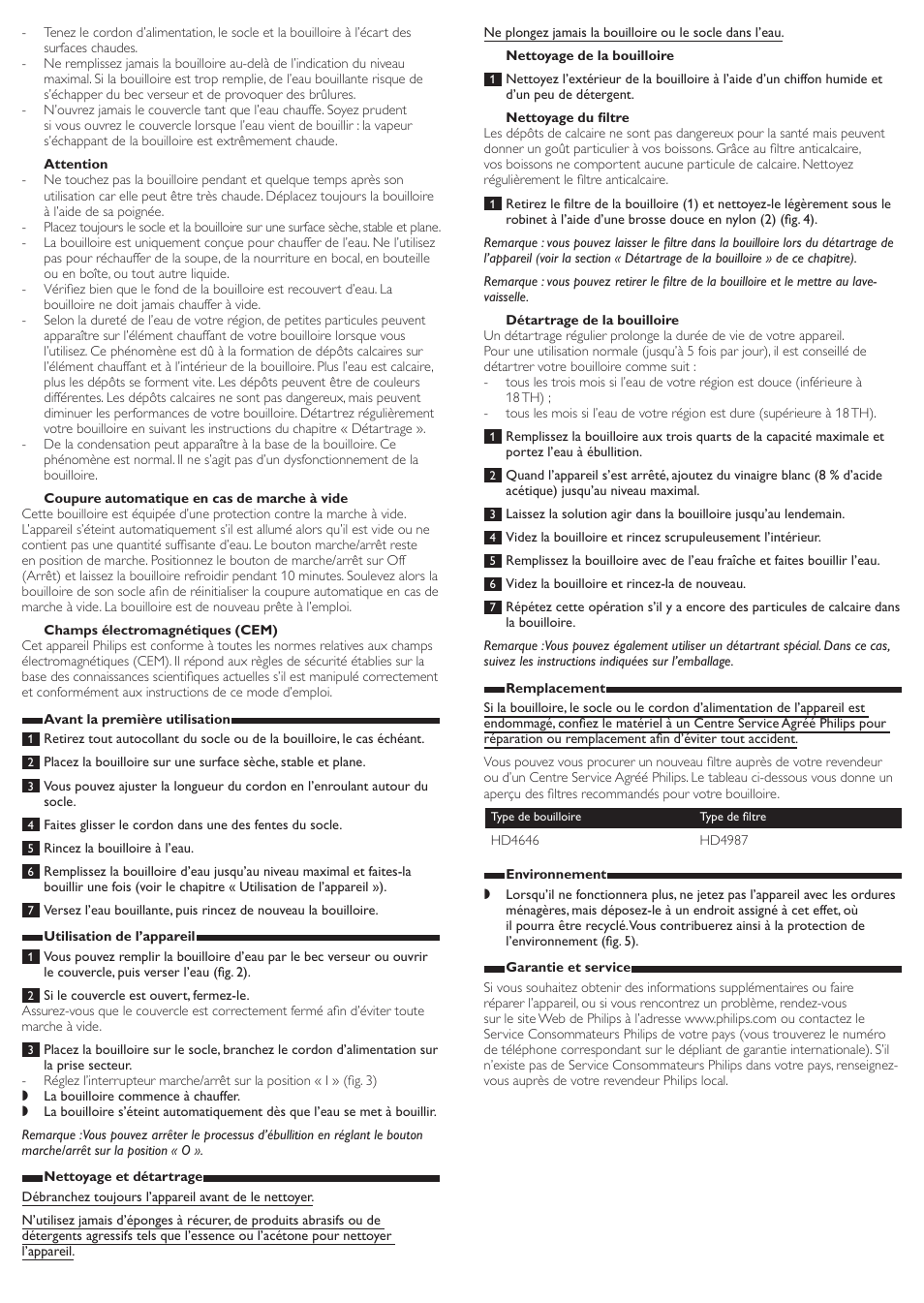 Philips Wasserkocher User Manual | Page 6 / 9