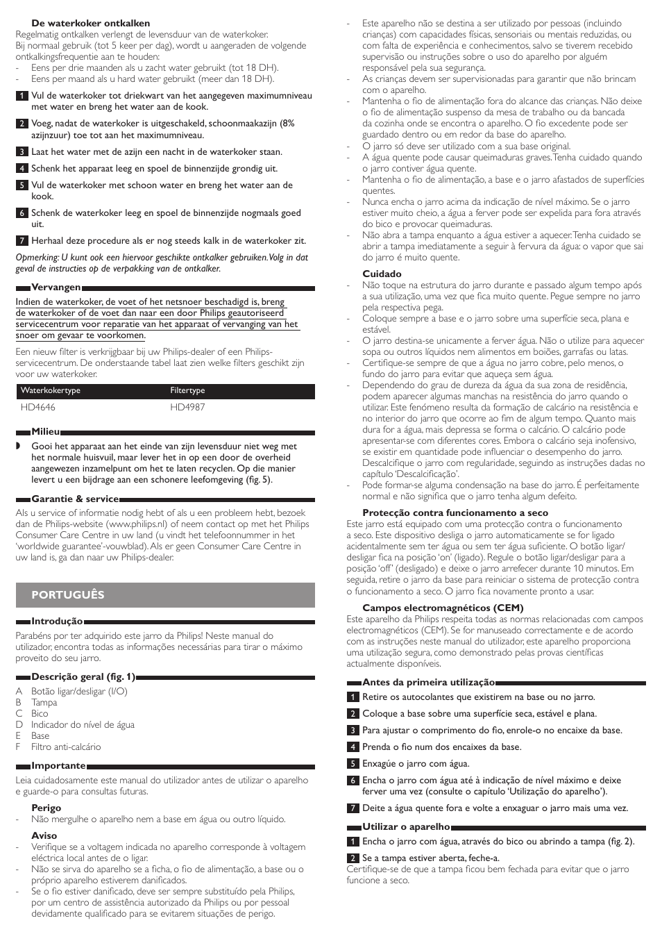 Philips Wasserkocher User Manual | Page 8 / 9