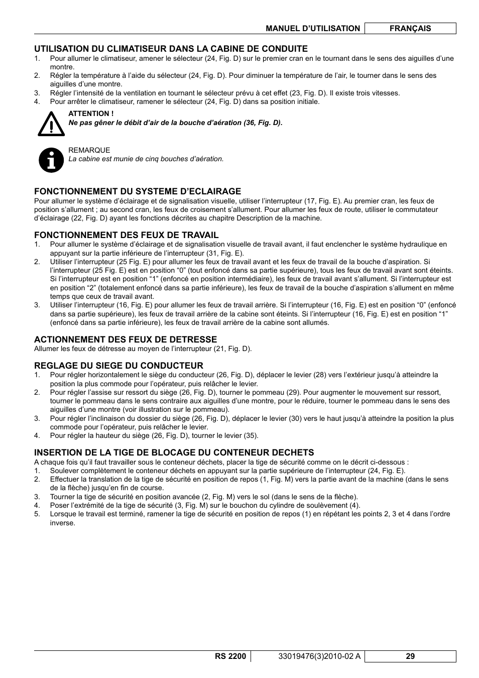 Nilfisk-ALTO RS 2200 User Manual | Page 101 / 224