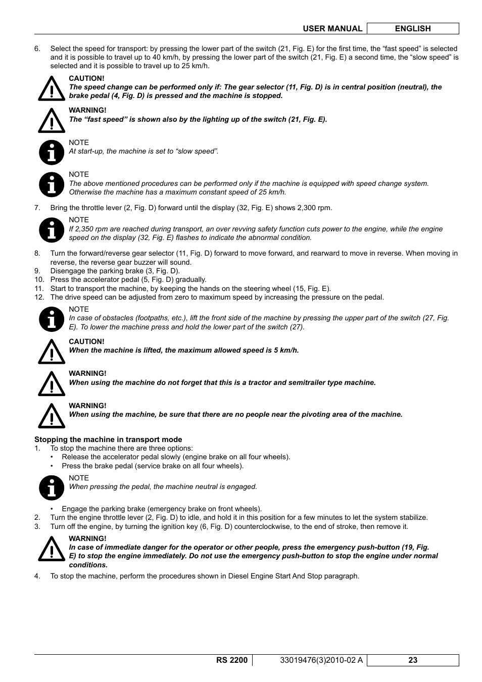 Nilfisk-ALTO RS 2200 User Manual | Page 145 / 224