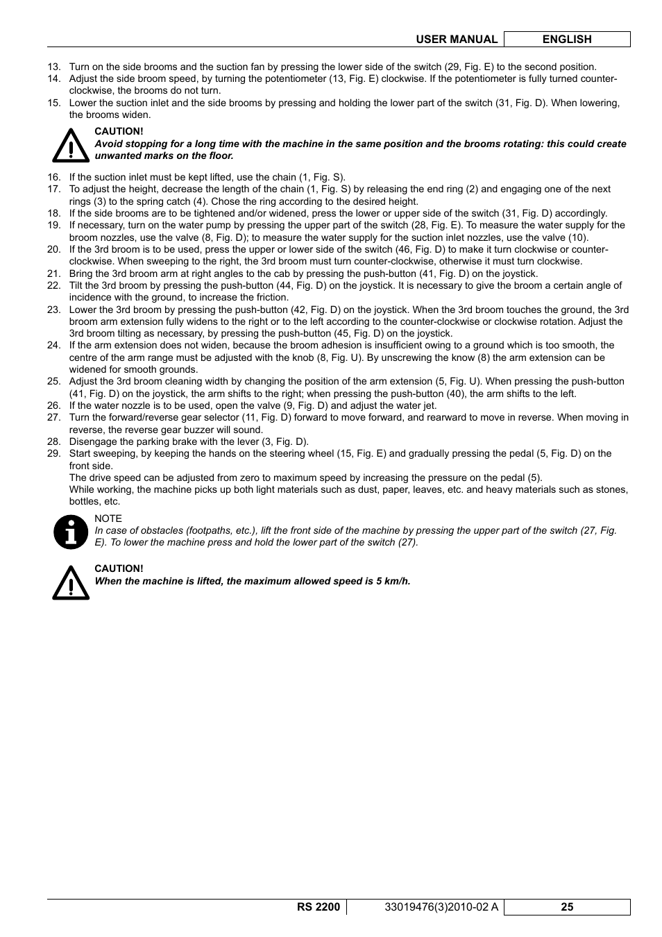 Nilfisk-ALTO RS 2200 User Manual | Page 147 / 224