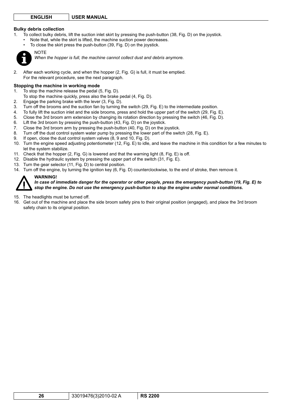 Nilfisk-ALTO RS 2200 User Manual | Page 148 / 224