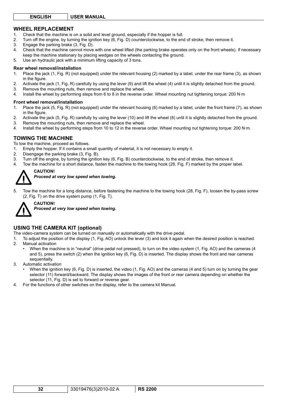 Nilfisk-ALTO RS 2200 User Manual | Page 154 / 224