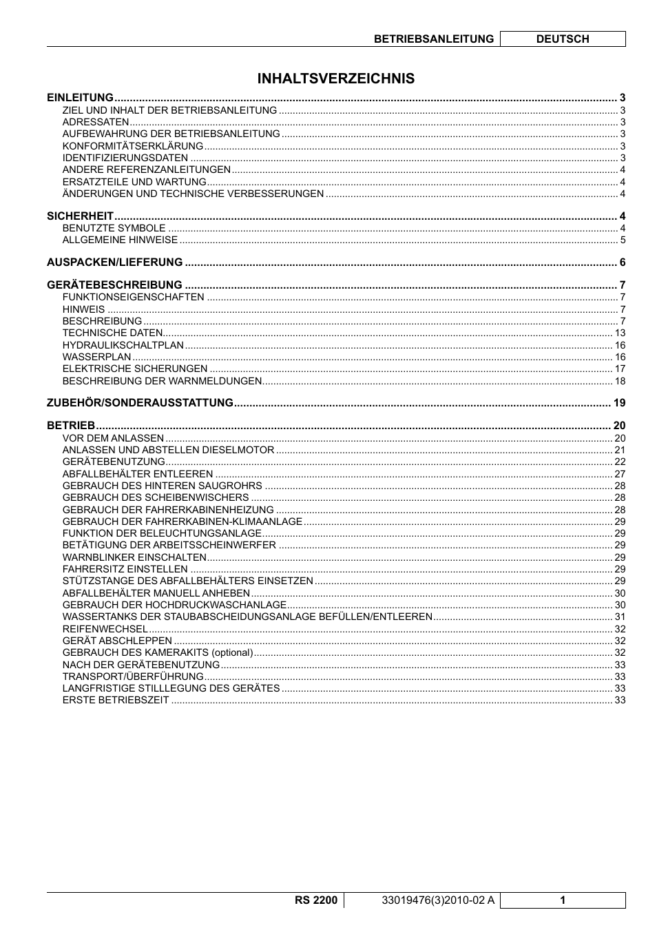 Nilfisk-ALTO RS 2200 User Manual | Page 23 / 224