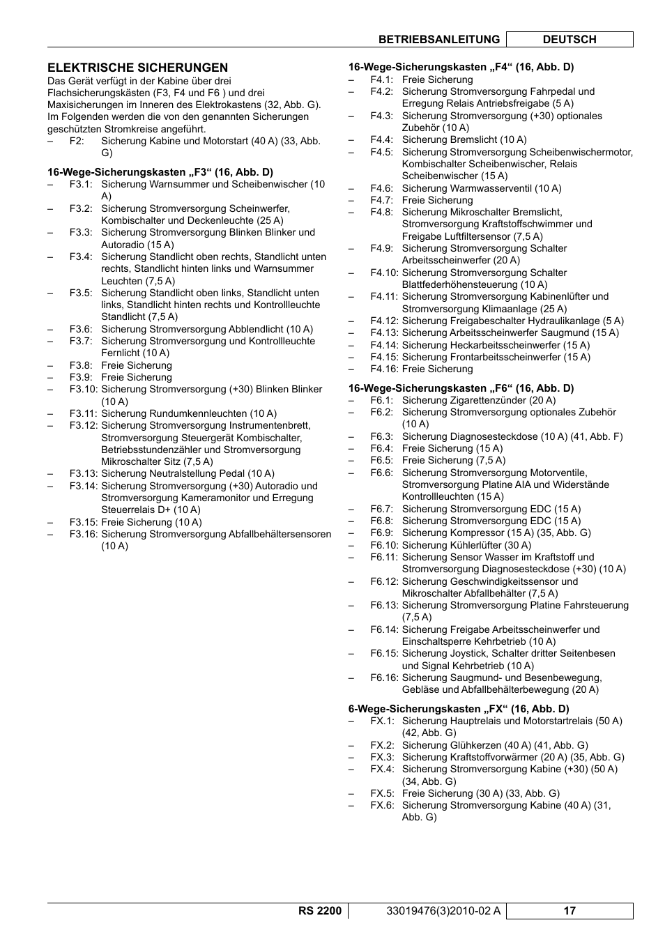 Nilfisk-ALTO RS 2200 User Manual | Page 39 / 224