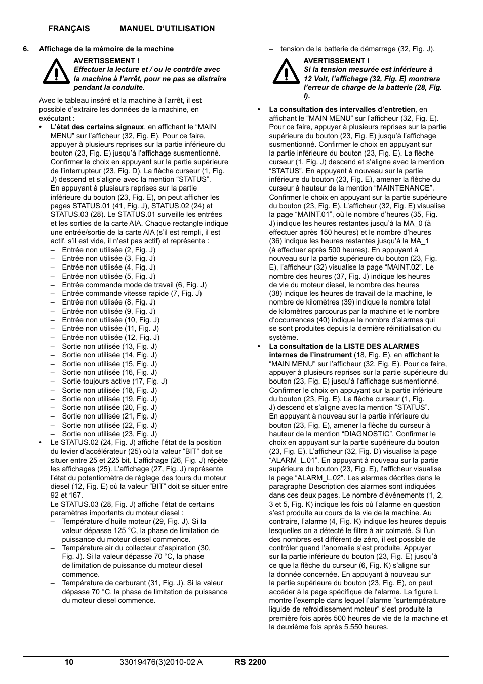 Nilfisk-ALTO RS 2200 User Manual | Page 82 / 224