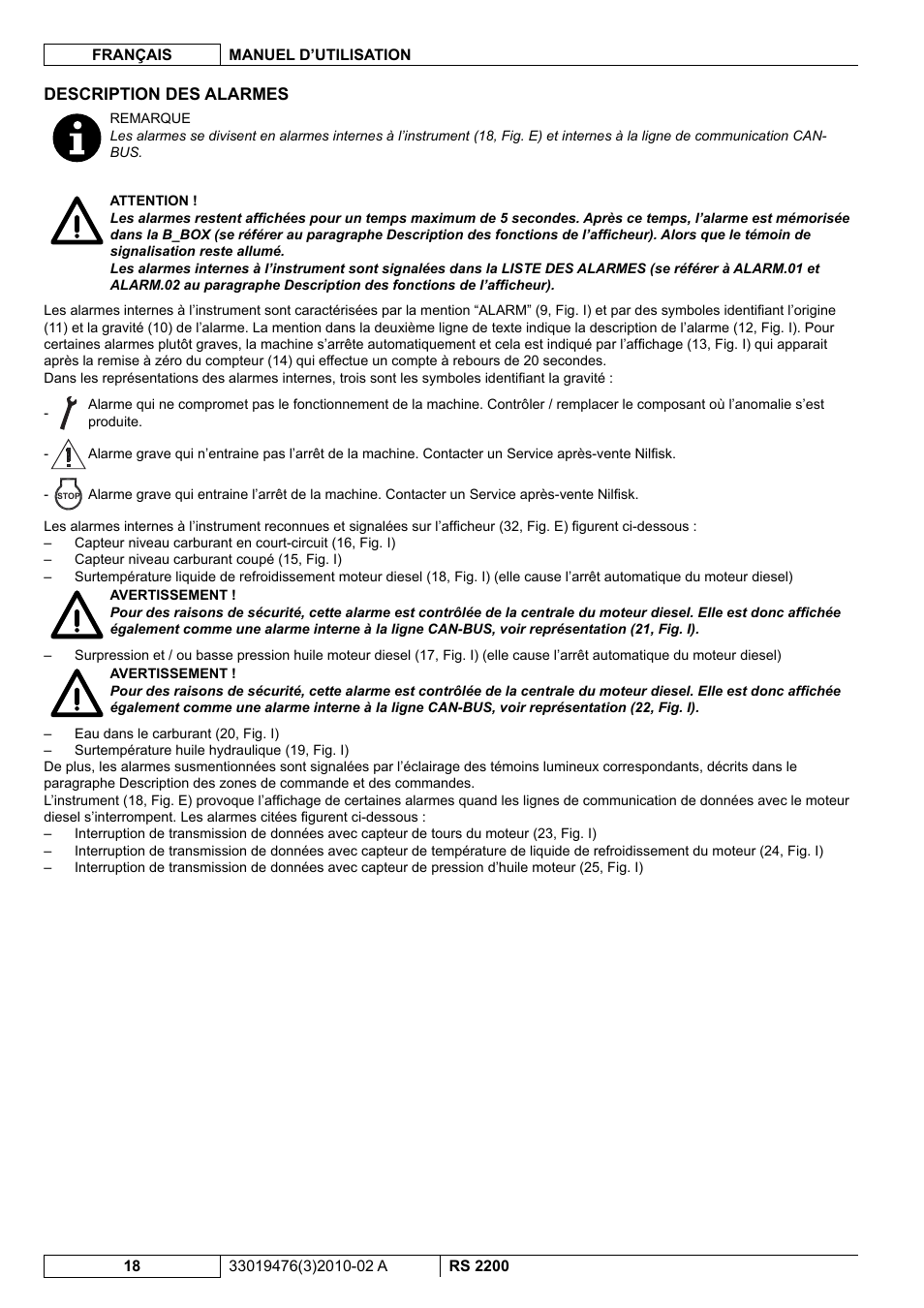 Nilfisk-ALTO RS 2200 User Manual | Page 90 / 224