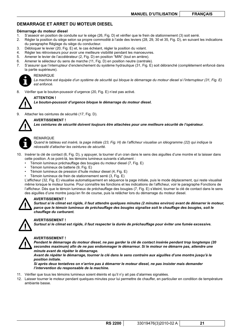 Nilfisk-ALTO RS 2200 User Manual | Page 93 / 224