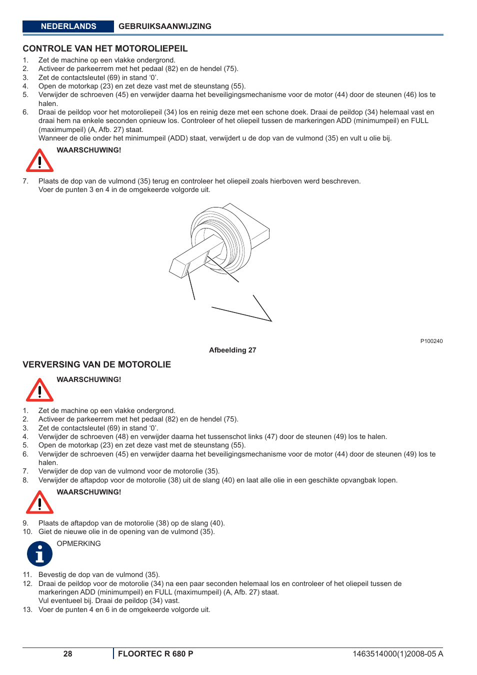 Nilfisk-ALTO R 680 P User Manual | Page 126 / 132