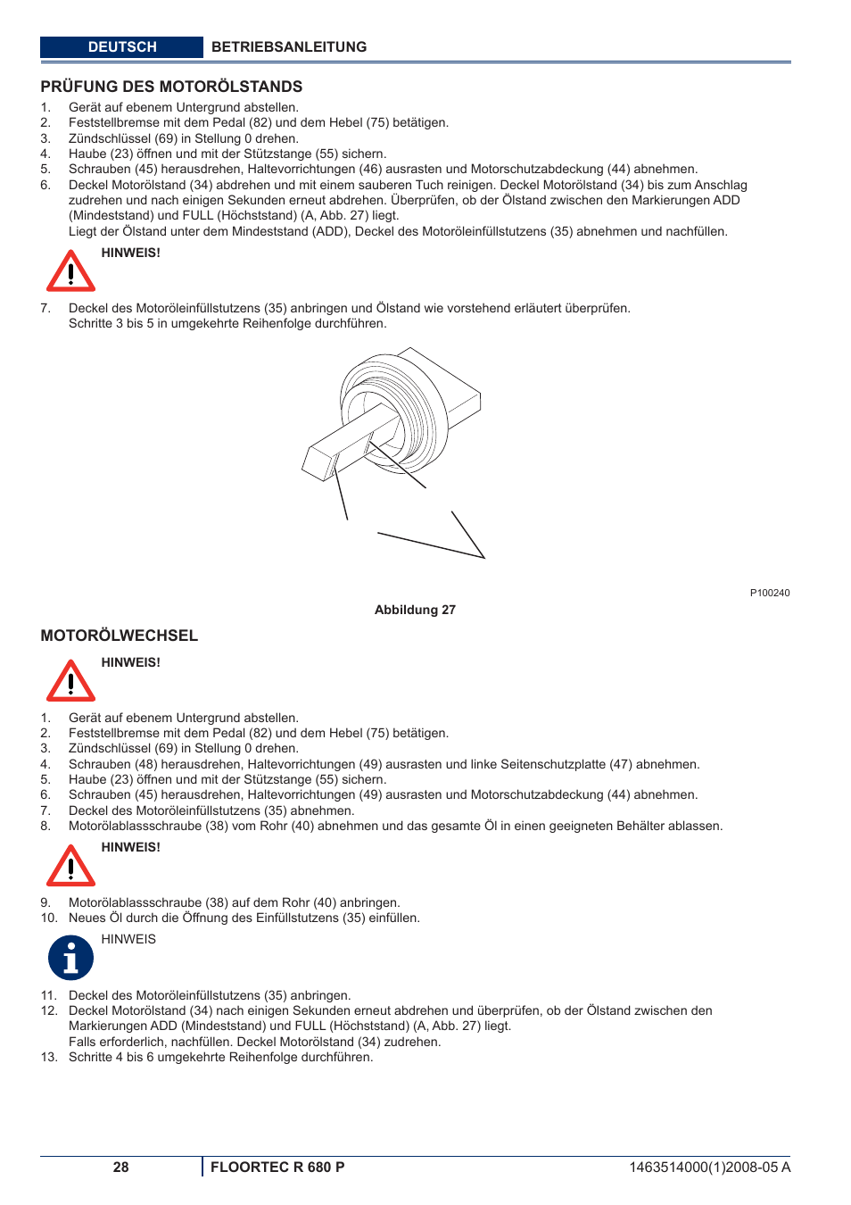 Nilfisk-ALTO R 680 P User Manual | Page 30 / 132