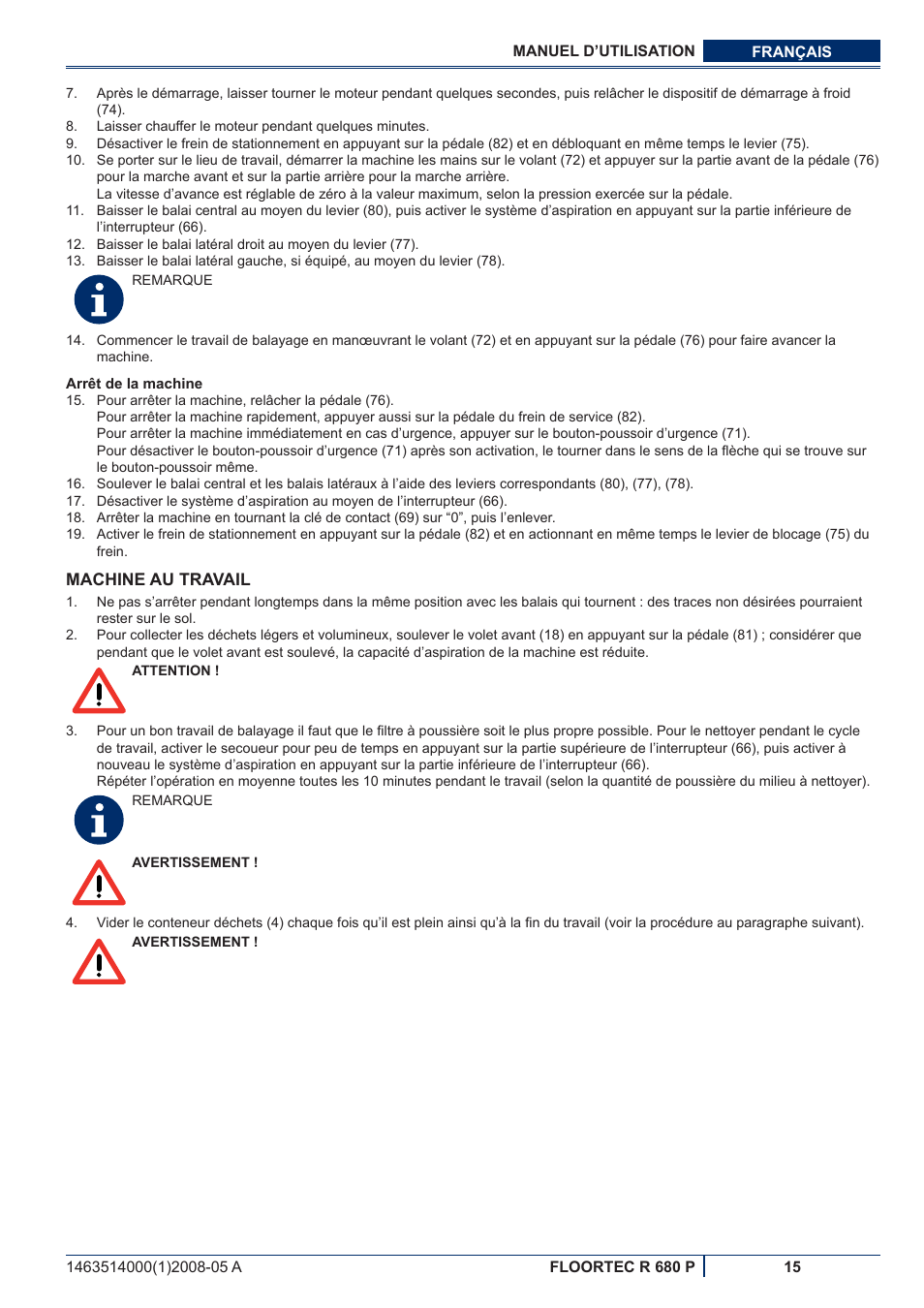 Nilfisk-ALTO R 680 P User Manual | Page 49 / 132