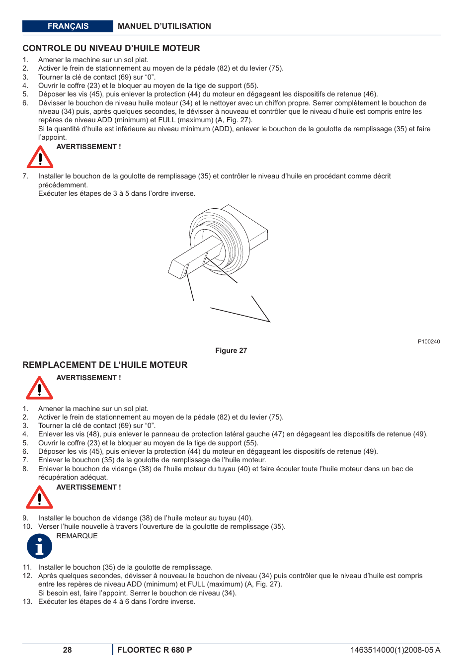 Nilfisk-ALTO R 680 P User Manual | Page 62 / 132