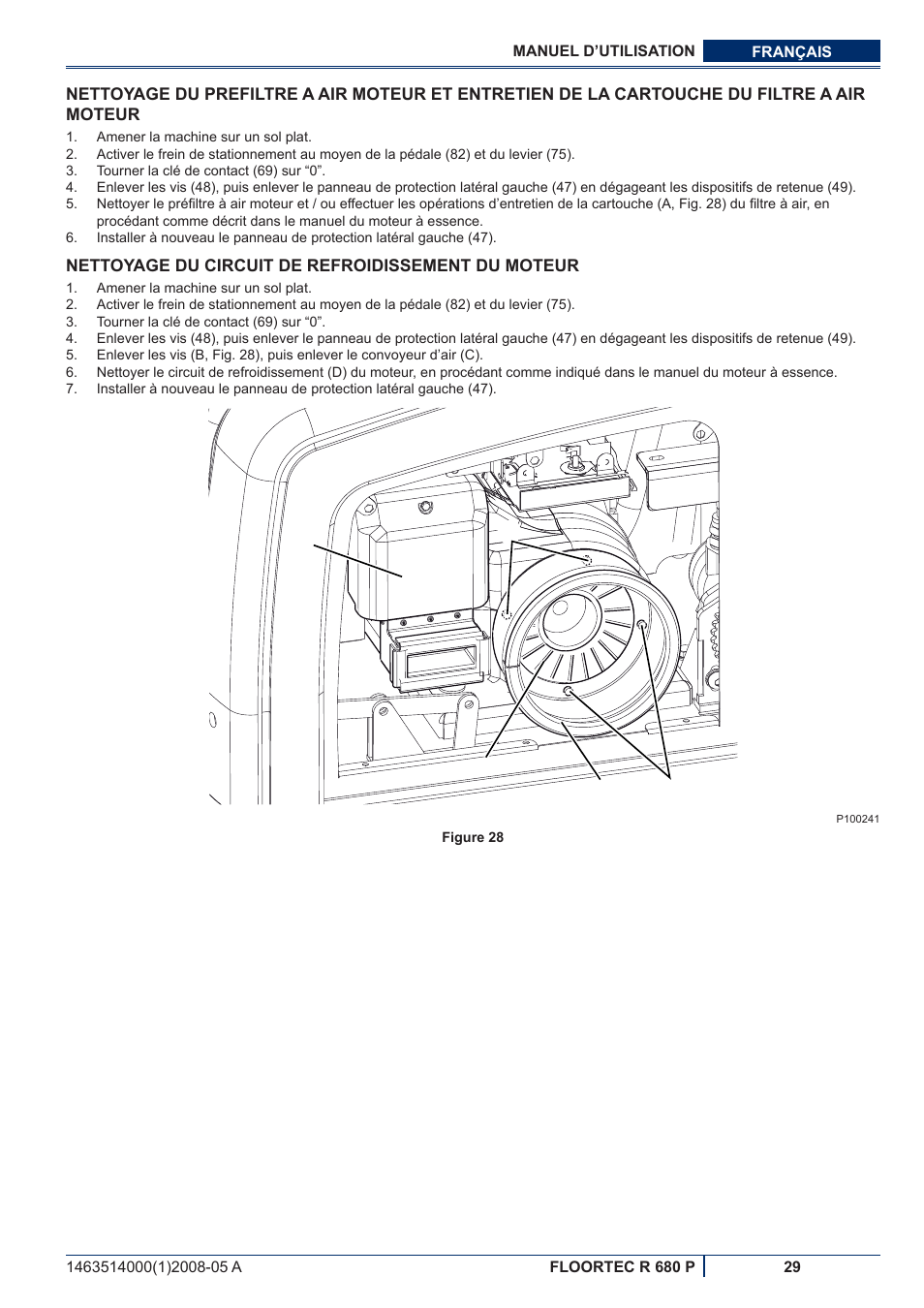 Ad b c b | Nilfisk-ALTO R 680 P User Manual | Page 63 / 132