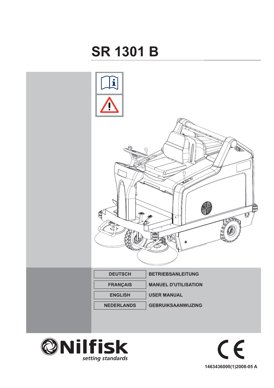 Nilfisk-ALTO SR 1301 B User Manual | 124 pages