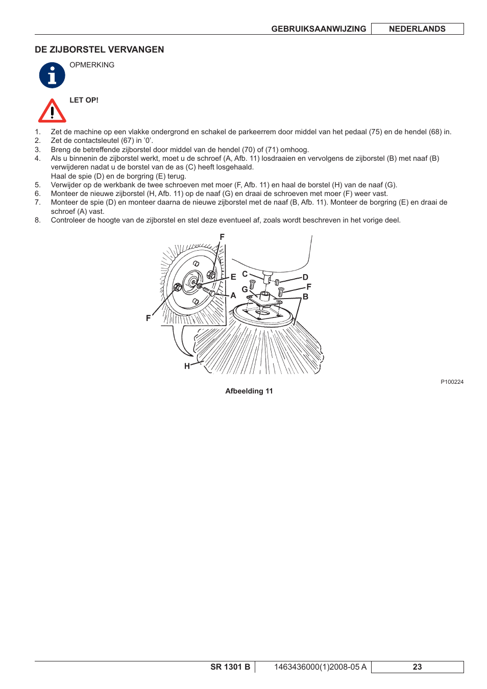 Nilfisk-ALTO SR 1301 B User Manual | Page 115 / 124