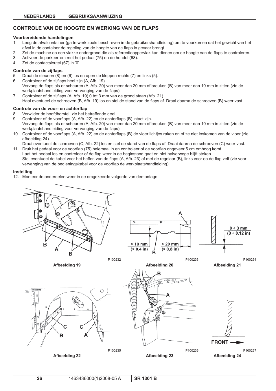 Nilfisk-ALTO SR 1301 B User Manual | Page 118 / 124