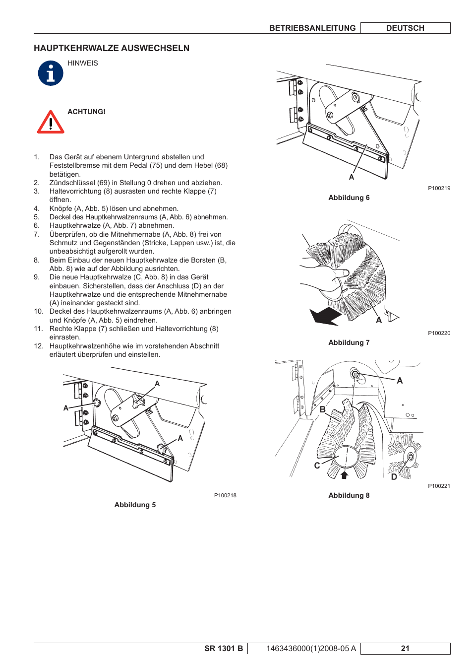 Nilfisk-ALTO SR 1301 B User Manual | Page 23 / 124