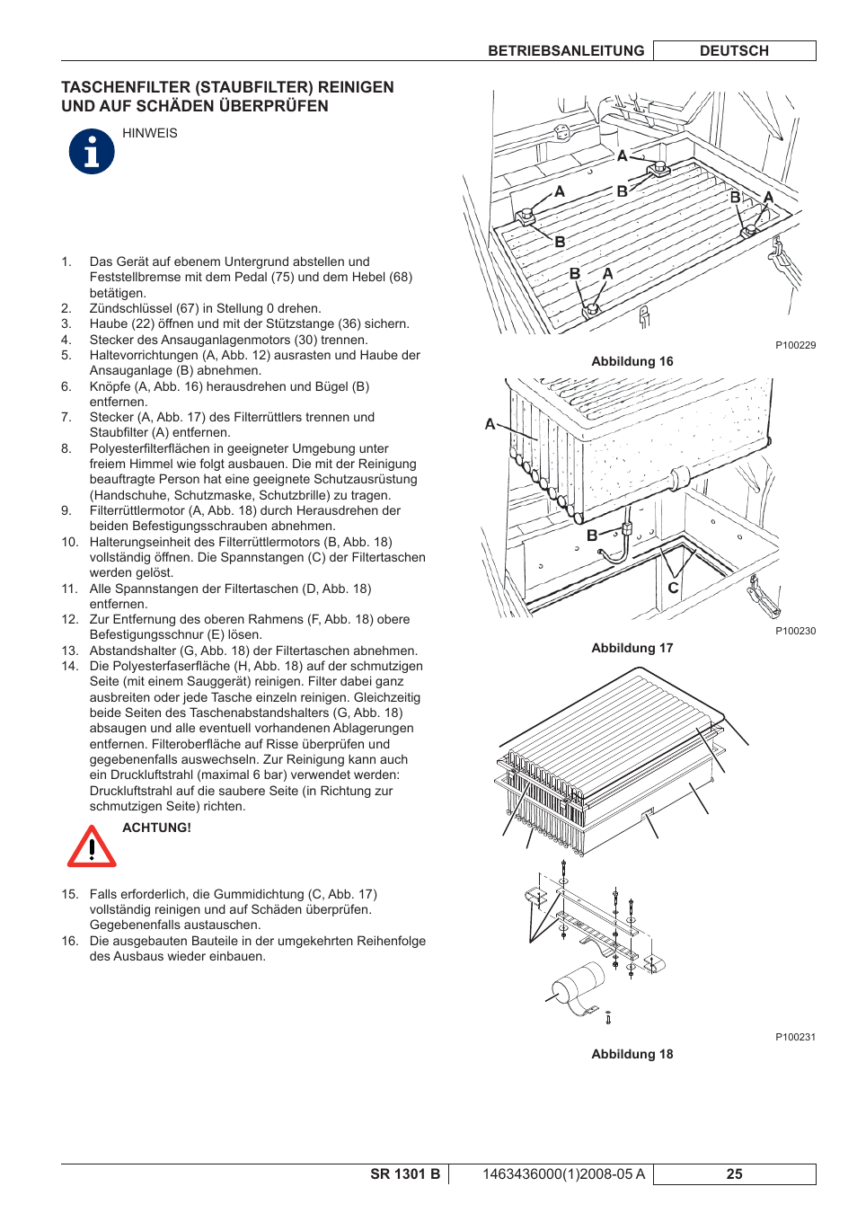 Nilfisk-ALTO SR 1301 B User Manual | Page 27 / 124
