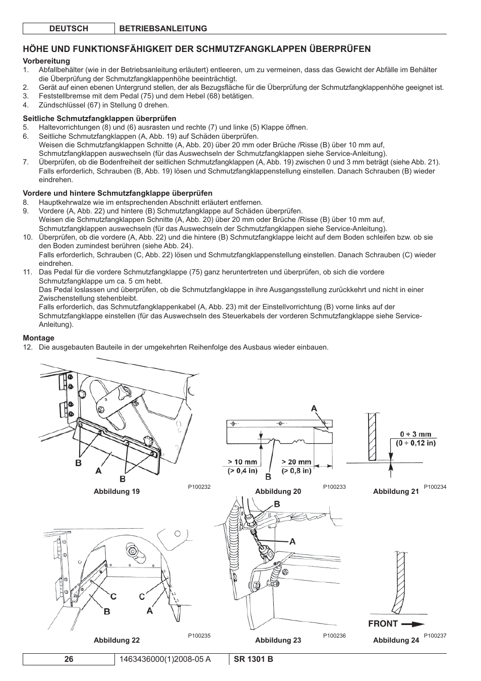 Nilfisk-ALTO SR 1301 B User Manual | Page 28 / 124