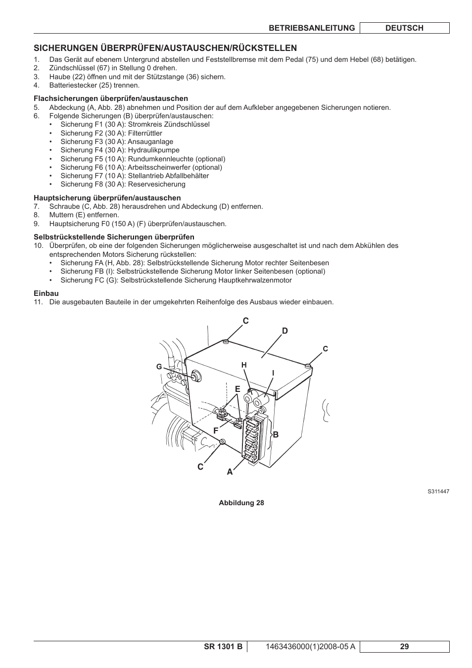 Nilfisk-ALTO SR 1301 B User Manual | Page 31 / 124