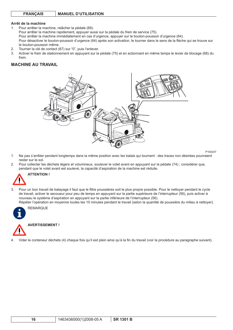 Nilfisk-ALTO SR 1301 B User Manual | Page 48 / 124