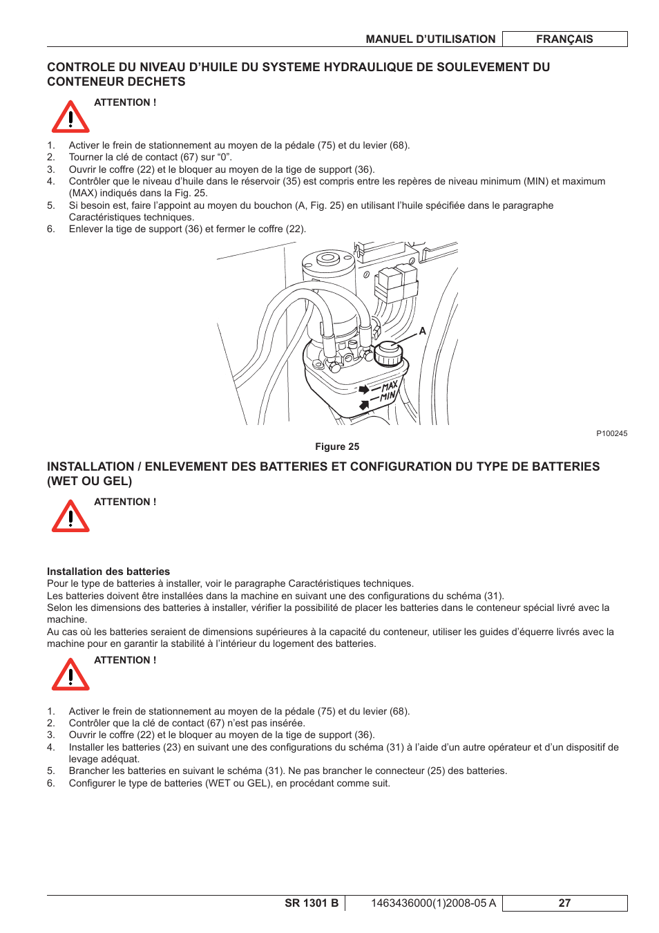 Nilfisk-ALTO SR 1301 B User Manual | Page 59 / 124