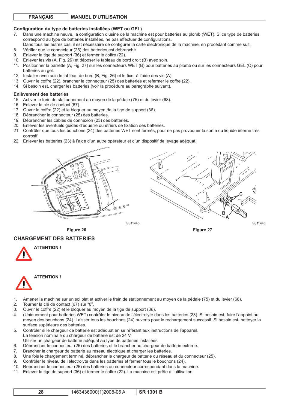 Nilfisk-ALTO SR 1301 B User Manual | Page 60 / 124